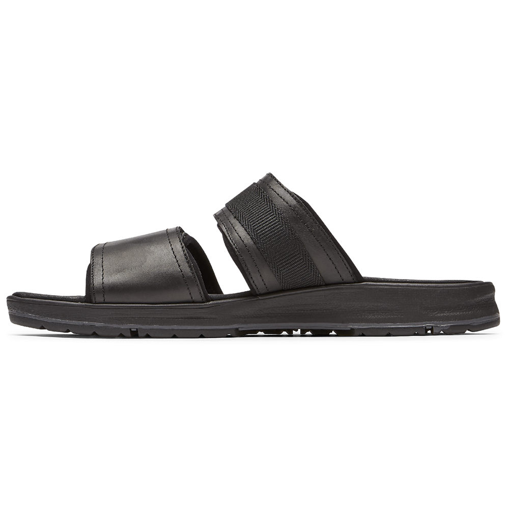 Rockport Slides For Mens Black - Lucky Bay Dress - QB4629053